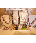 12 Pc Beach Jewelry Lot – Shell, Wood, Boho Necklaces + Bracelets – Summ... - $673.26 MXN