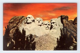 Mount Rushmore Monument Black Hills South Dakota SD UNP Chrome Postcard M5 - £3.05 GBP
