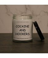 Cocaine And Hookers Soy Wax Candle | Funny Birthday Candle Gift | Candle... - $24.99