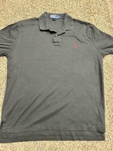 Polo Ralph Lauren - Black Polo Shirt - Men&#39;s L - Short Sleeve - Red Pony Logo - £11.70 GBP