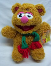 Vintage 1987 Muppets Christmas Babyfozzie Bear 8&quot; Plush Stuffed Animal Toy - £11.87 GBP