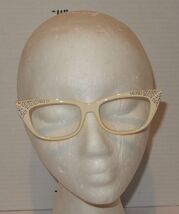 Foster Grant Women’s Cat Eye Reading Glasses +1.50 Cream Rhinestone - $14.80