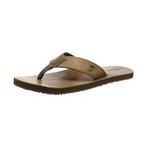 Reef Men&#39;s Leather Smoothy Sandal, Bronze/Brown, 4 M US  - $130.00