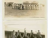 1930&#39;s Texas A&amp;M Summer Engineering Camp Photo 5 Men on Horses &amp; Rifle D... - £30.21 GBP