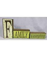 Family is Everything Wood Block Sign  - $17.95