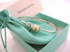 Tiffany &amp; Co Bracelet Lucky Scarab Beetle Silver 18K Bangle Gift Pouch Love T Co - £1,355.61 GBP