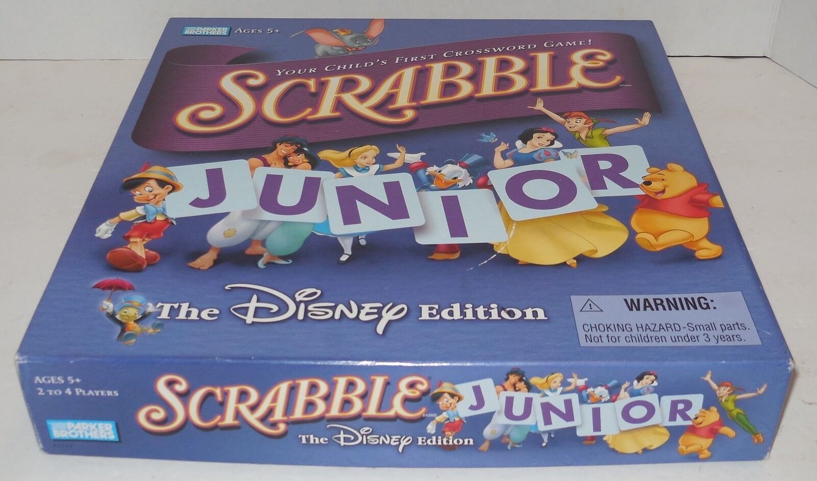 Primary image for 2004 SCRABBLE JUNIOR Disney Edition BOARD Game Parker Brothers 100% Complete