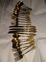 FB Roger China Gold Electroplate Flatware - $175.00