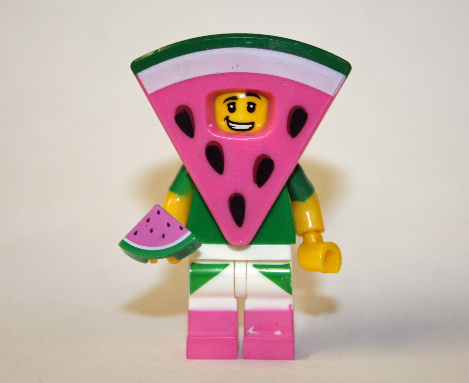 Minifigure Watermelon Advertisement Boy Mascot Cartoon US Seller - $7.98