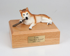 Husky, Red/White Stand Pet Cremation Urn Available in 3 Diff. Colors &amp; 4 Sizes - £135.88 GBP+