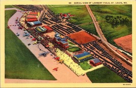 Aerial View of Lambert Field St. Louis Missouri(MO) Unposted Vintage Postcard - £11.13 GBP