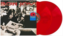 The Best Of Bon Jovi Cross Road 2X Vinyl New! Limited Red Lp! Bed Of Roses Read! - £116.09 GBP