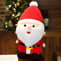 Cartoon Santa Claus Plush Toy Stuffed Elk Snowman Animal Pillow Dolls Christmas  - £11.58 GBP