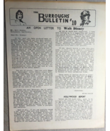 BURROUGHS BULLETIN #10 (1970s) vintage Tarzan fanzine - €21,22 EUR