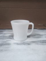 Anchor Hocking Fire King Ware White Milk Glass Coffee Mug Cup, D Handle Cup - £5.42 GBP