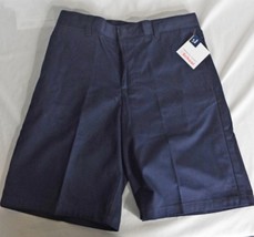 Boys Husky Sz 14 waist 32 In French Toast @ School Shorts Uniform Navy Blue - £8.30 GBP