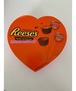 Reese&#39;s Peanut Butter Cups Miniatures In Heart Shaped Box! RARE - £13.24 GBP