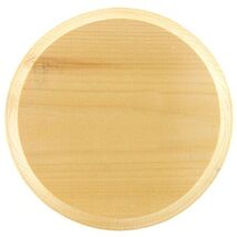 1 Natural Wood Circle Plaque 6 5/8" diameter x 3/4" thick Unfinished rou... - $23.82