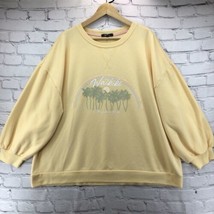 Angels Forever Young Sweatshirt Womens 2X Yellow Waikiki is the Place to... - £9.51 GBP