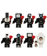 Skibidi Toilet Series 1 Minifigures - Custom Machinima Brick Toys Set - £42.63 GBP