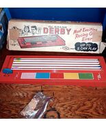 VINTAGE 60s toy GRAND DERBY Horse Racing game by DIAMOND H BRAND - $24.75