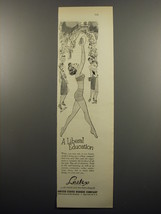 1950 United States Rubber Lastex Ad - A liberal education - £14.54 GBP