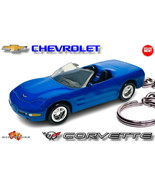   KEYCHAIN 1997~98~99~2005 BLUE CHEVY CORVETTE C5 CONVERTIBLENICE GIFT - $68.66 CAD
