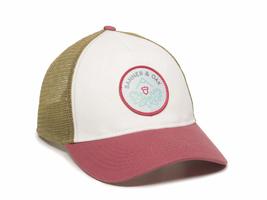 Pathfinder Scout Patch Trucker Hat - Adjustable Ladies Fit White w/Olive Mesh Ba - £24.18 GBP