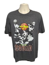 Space Jam Tune Squad Adult Large Gray TShirt - £11.69 GBP