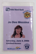 Jo Dee Messina 6/03/06 Limited Access Blue Ash Stage Pass - £15.39 GBP