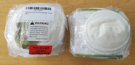 M&amp;Y Organic Bamboo Nursing Pads 13 pair 3” &amp; 4” Natural &amp; White - £16.72 GBP
