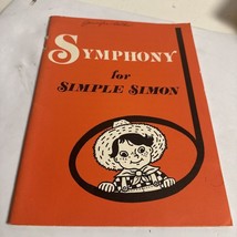 Symphony For Simple Simon Children&#39;s Orchestral Instruments Coloring Book 1984 - $13.55