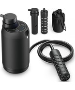 Portable Camping Water Purifier Dual 0.01 Micron Water Filtration System... - $64.35