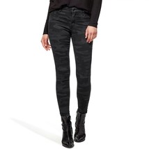 Social Standard by Sanctuary Mid-Rise Black Camo Skinny Ankle Jeans Womens Sz 12 - £15.15 GBP