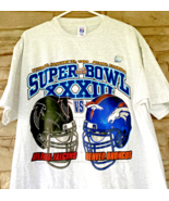 Denver Broncos Super Bowl T-Shirt Atlanta Falcons Mens LARGE 33 XXXIII 1... - £28.77 GBP
