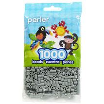 Perler Beads 1,000/Pkg-Gray - £11.96 GBP
