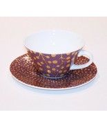 CACHAREL Mimosa Purple TEA CUP &amp; SAUCER Delicate Fine Bone China FREE SH... - $122.07 CAD