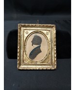 19th Century American ca. 1800 Cut &amp; Drawn Silhouette Original Frame &amp; G... - $408.51 CAD