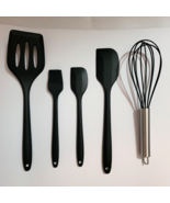 5-Piece Silicone Kitchen Utensil Set – Heat-Resistant &amp; Dishwasher Safe ... - $227.16 MXN