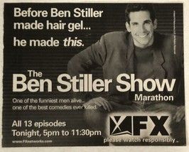 Ben Stiller Show Tv Guide Vintage Print Ad  Tpa16 - £5.52 GBP