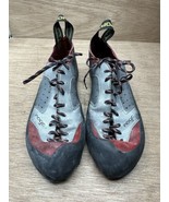 La Sportiva Women&#39;s 9.5 Mens 8.5 Eur 41 Nago Red Climbing Shoe  Toe Wear... - $40.70 CAD