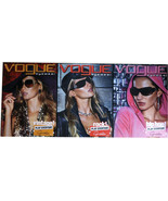 VTG Vogue Eyewear Two Sided Store Advertisement Folded Poster, Gisele, 1... - $25.34