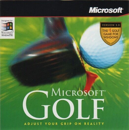 Microsoft Golf v3.0 (PC-CD, 1996) for Windows 95/98 - NEW CD in SLEEVE - $4.98
