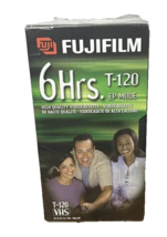 Fujifilm T-120 EP Mode 6 Hours High Quality VHS Blank Tape Sealed - $3.96