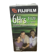 Fujifilm T-120 EP Mode 6 Hours High Quality VHS Blank Tape Sealed - £3.10 GBP