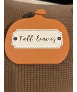 Fall Leaves Pumpkin Table Decor - £3.18 GBP