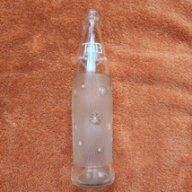 Vintage Tab Coca Cola Company Glass Bottle White Lettering 10 oz MCM Sta... - $9.49