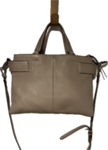 Vince Camuto Taupe Pebble Leather Purse Handbag - $59.00