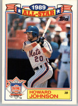 1990 Topps Glossy All Stars 4 Howard Johnson  New York Mets - £10.61 GBP