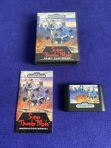 Super Thunder Blade (Sega Genesis, 1989) Authentic CIB Complete - Tested! - £14.04 GBP